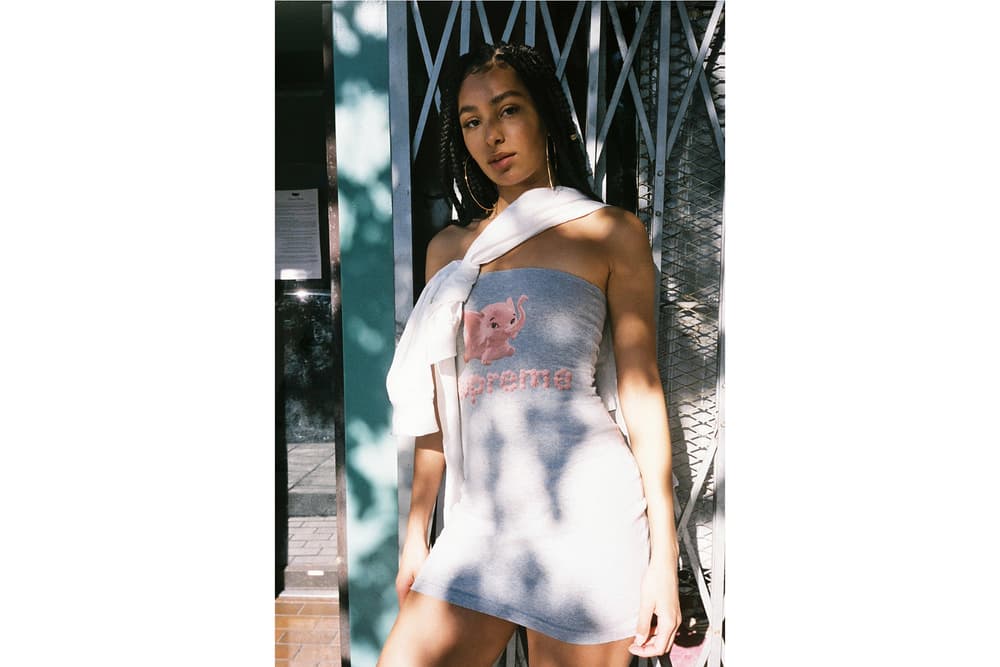 Supreme Rework Frankie Collective Bra Bralette Bodysuit Tube Dress Pink Elephant ComplexCon Vintage