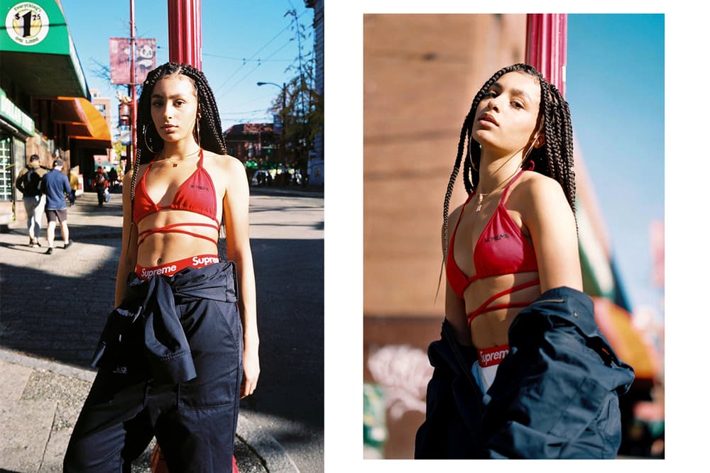 Supreme Rework Frankie Collective Bra Bralette Bodysuit Tube Dress Pink Elephant ComplexCon Vintage