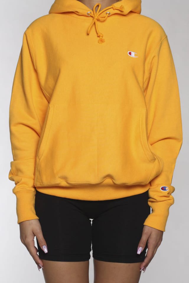 vintage yellow champion sweatshirt