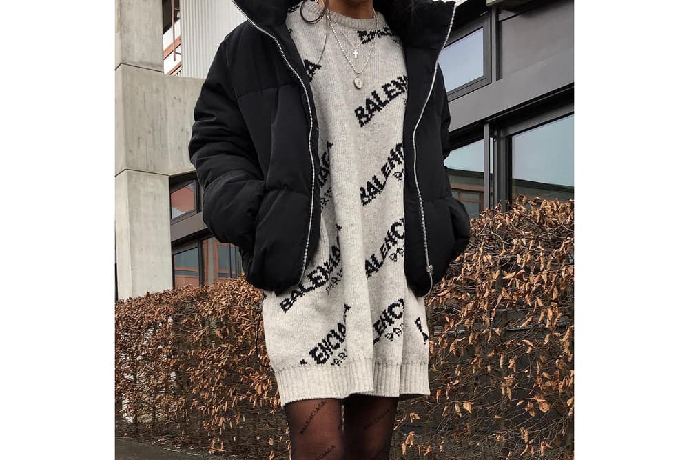Winter Outfit Ideas Get the HYPEBAE Look Makeup Alexander Wang MISBHV Puffer Jacket Balenciaga Streetwear Girl Look Fashion Instagram