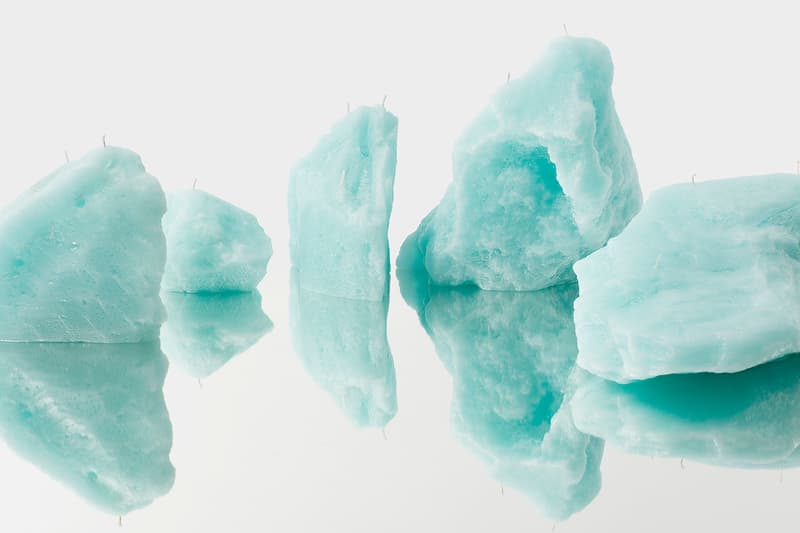 Glacier Project Candles Iceland Brynjar Sigurðarson Blue Pastel Design Home Decor