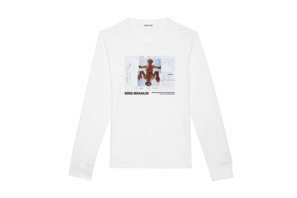 helmut lang boris mikhailov photographer collage tshirts posters limited edition