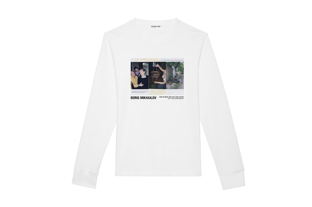 helmut lang boris mikhailov photographer collage tshirts posters limited edition