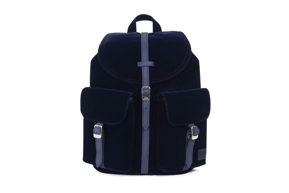 Herschel Supply Holiday 2017 Velvet Collection Pink Navy Blue Backpack Hip Pack Wallet Bag Ash Rose