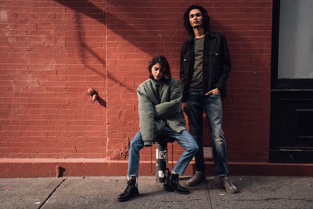 hudson jeans fall winter 2017 denim bomber jackets workwear