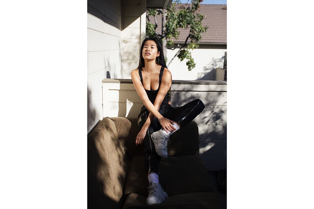 Justine Mae Biticon Americas Next Top Model ANTM Los Angeles Nike Women Asian