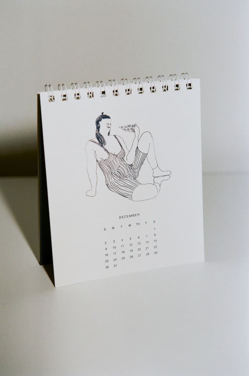 KARA 2018 Desk Calendar Tara Booth Planner Year Gift Stocking Stuffer Ideas Cute Illustrations