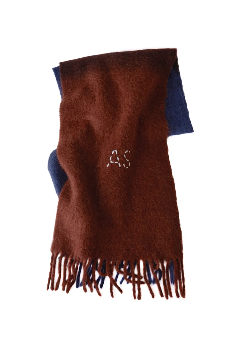 acne studios two tone scarf