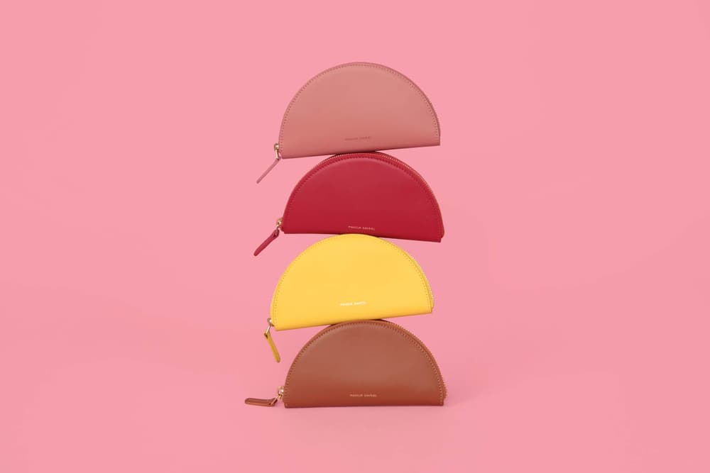 Mansur Gavriel Small Leather Wallet Cardholder