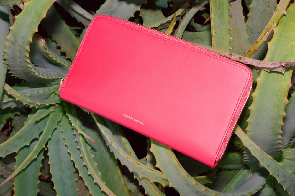 Mansur Gavriel Small Leather Wallet Cardholder