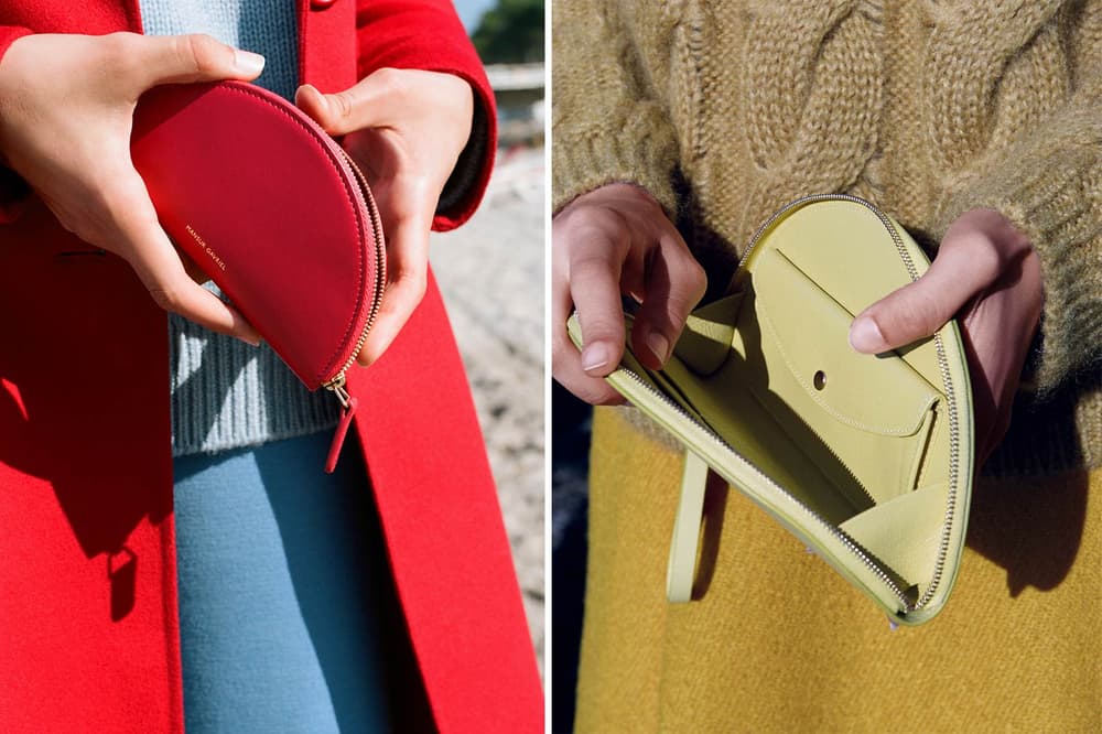 Mansur Gavriel Small Leather Wallet Cardholder
