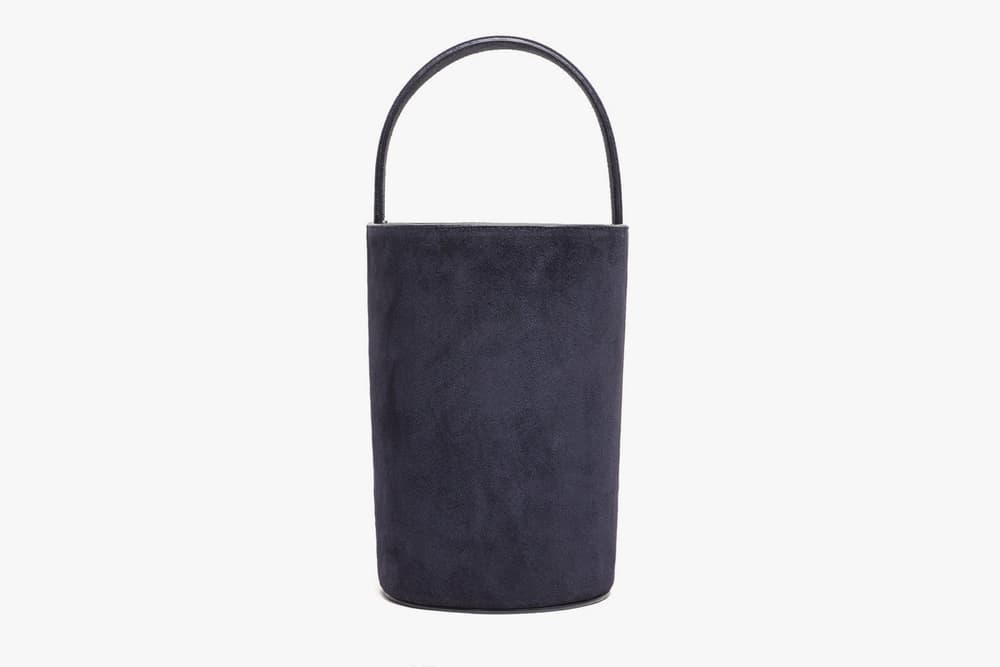 Marais USA Bucket Bag Mustard Navy Yellow Blue Suede