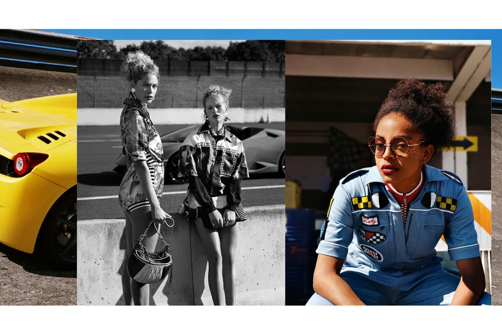 Miu Miu Croisiere 2018 Campaign Slick Woods Elle Fanning Joan Smalls Fashion Anna Ewers Doutzen Kroes