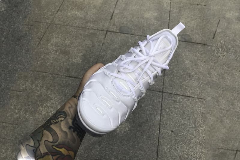 nike air vapormax max plus white silver hybrid