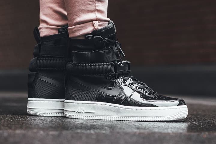 Nike Air Force 1 '07 Max 95 Classic Cortez Special Field Air Force 1 SF-AF1 Black Reflect Silver
