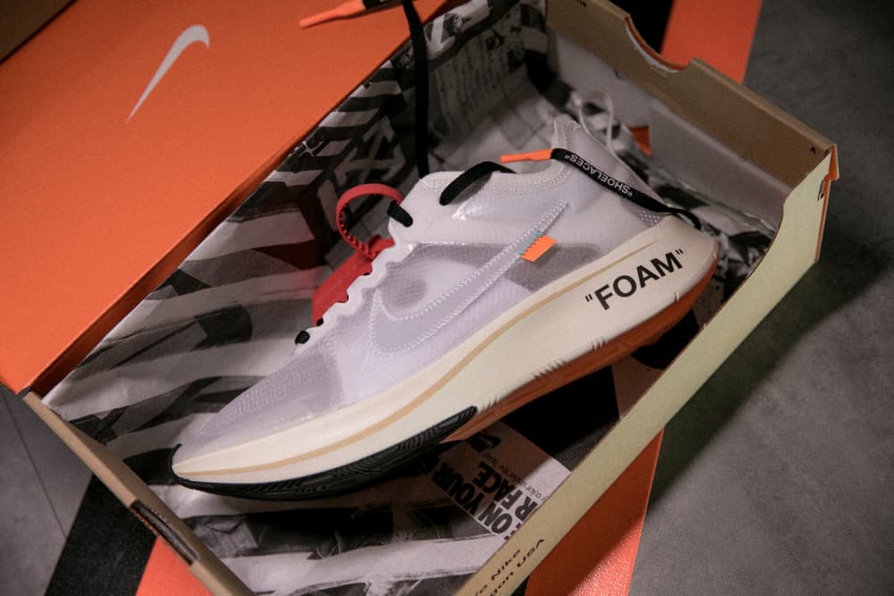 Virgil Abloh Nike The Tens HBX Exclusive HBX Editorial Air Force 1 Air Jordan 1 Vapor Max Blazer Mid Air Max 90 Presto Foam