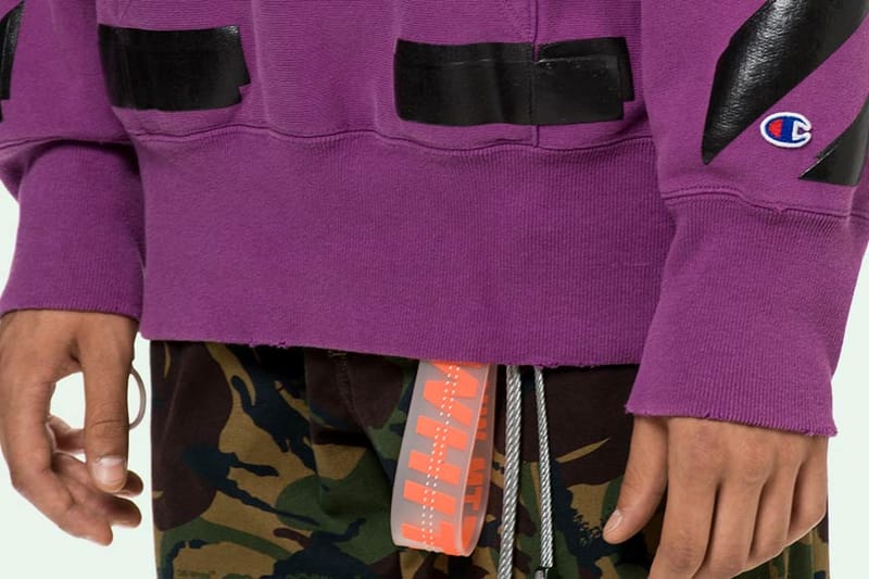 Off-White x Champion Release Joint 