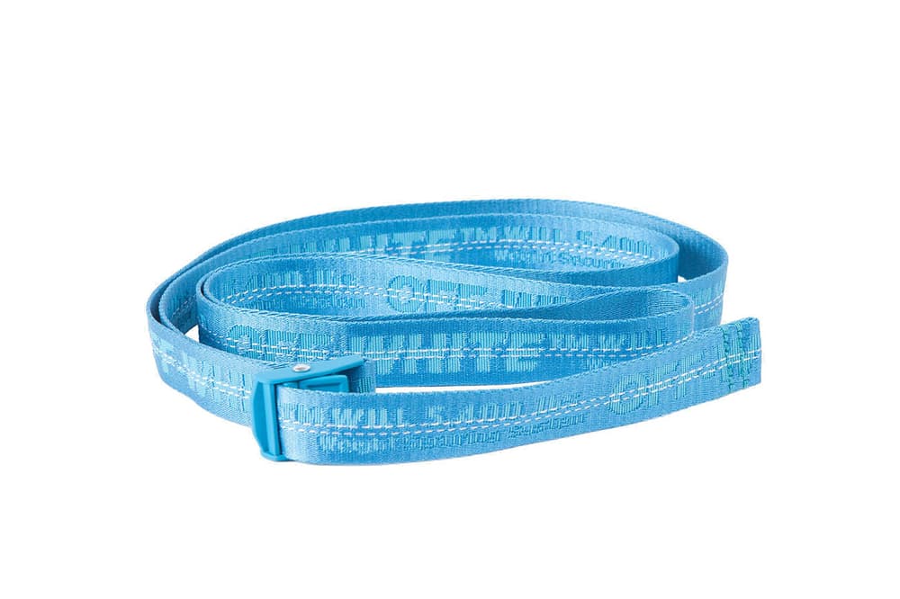 Off-White Virgil Abloh Industrial Belt Yellow Blue Orange White Black Rubber Translucent Pre Order