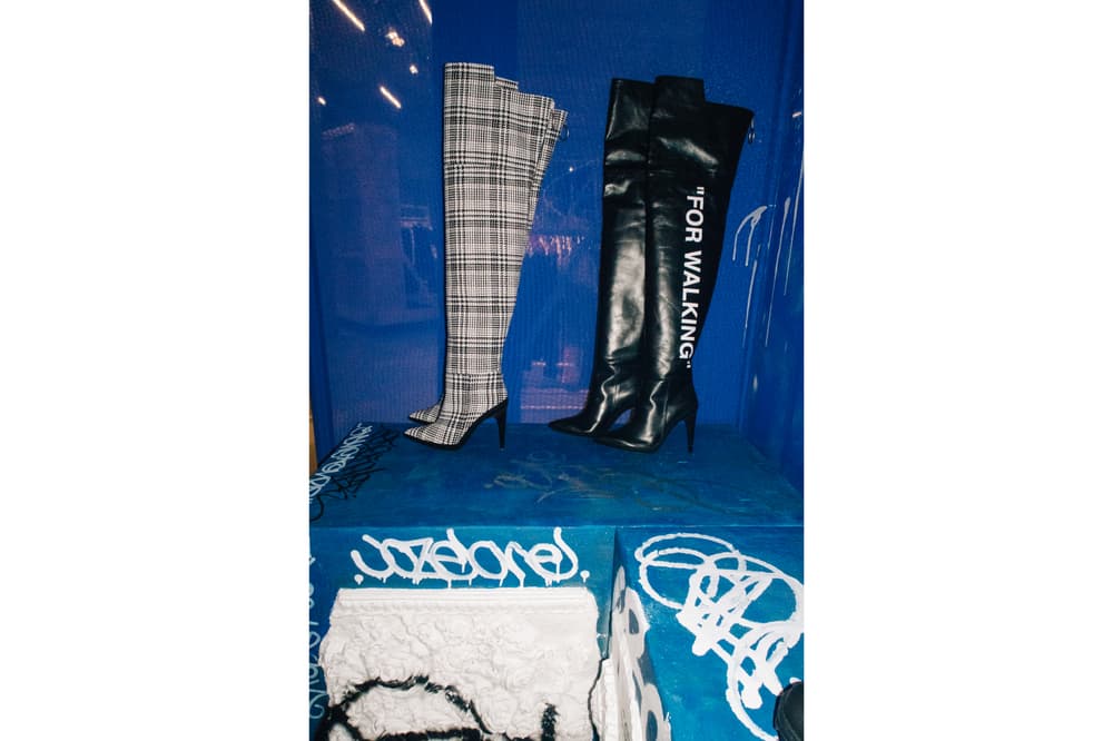 Off-White KM20 Temple Graffiti Makeover Art Fashion Russia A.D.E.D. ADED Tag Shop Retailer Exclusive Display Shop Unique