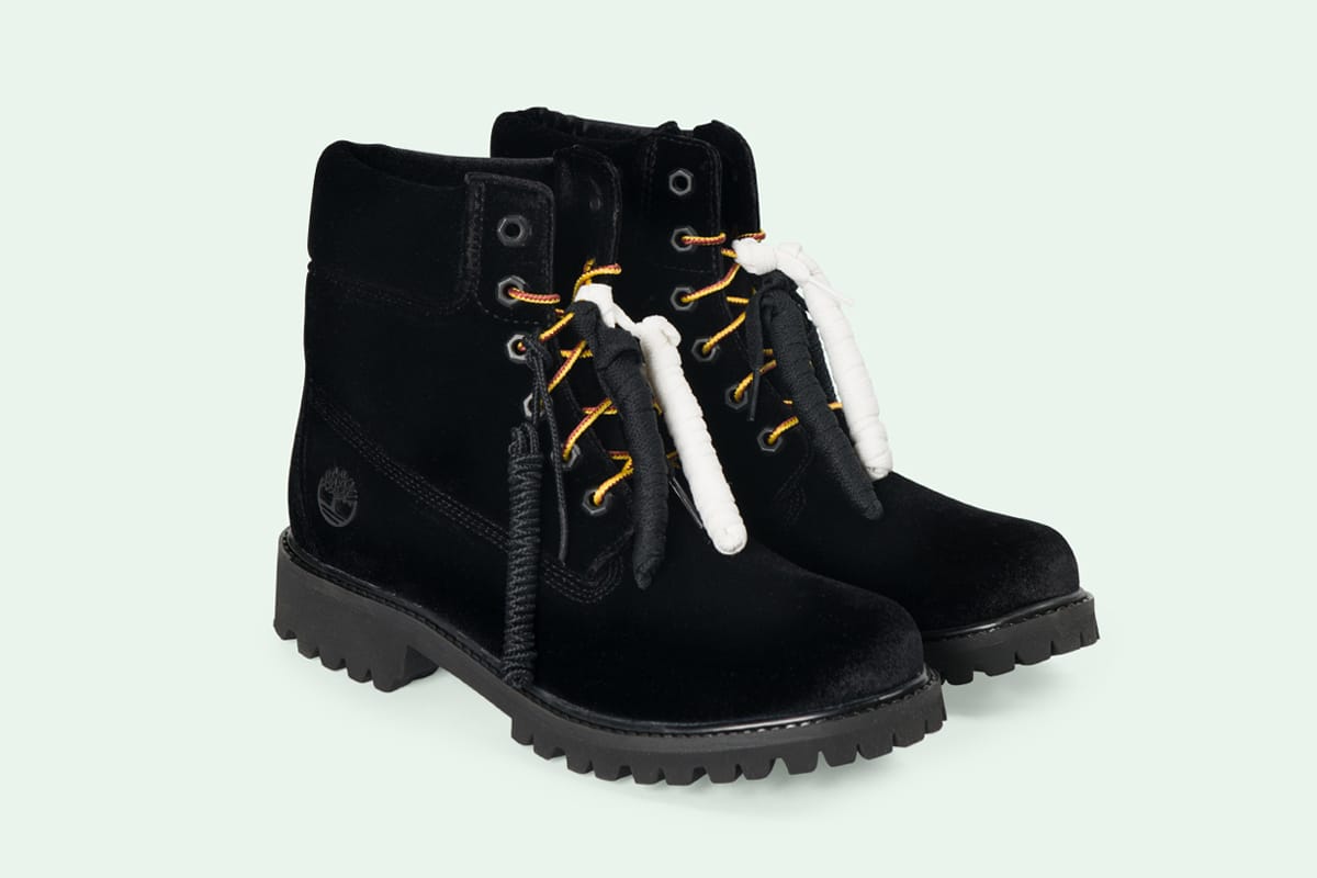 black and gold champion timbs
