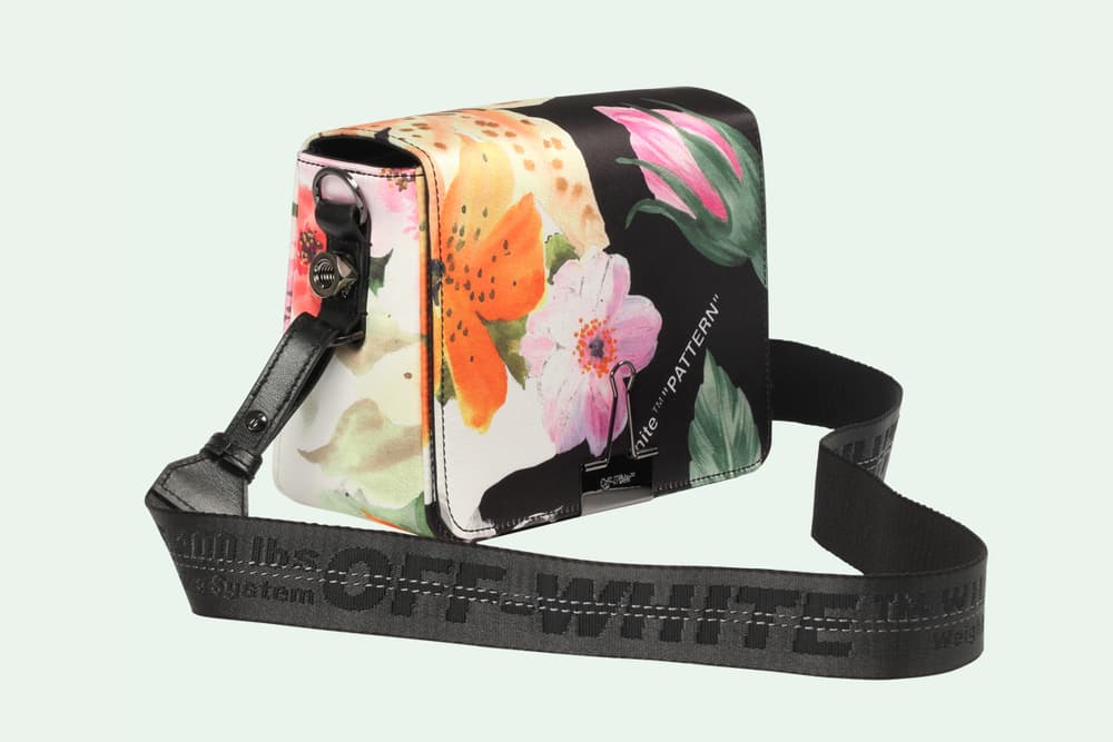Off-Whit Floral Binder Clip Bag Mini Virgil Abloh Spring Summer 2018