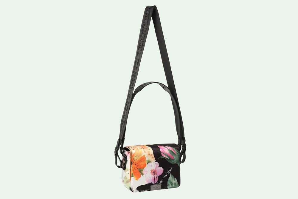 Off-Whit Floral Binder Clip Bag Mini Virgil Abloh Spring Summer 2018