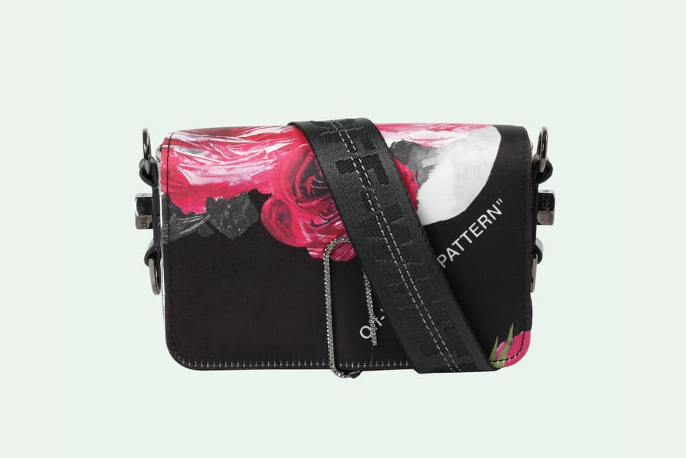 Off-Whit Floral Binder Clip Bag Mini Virgil Abloh Spring Summer 2018