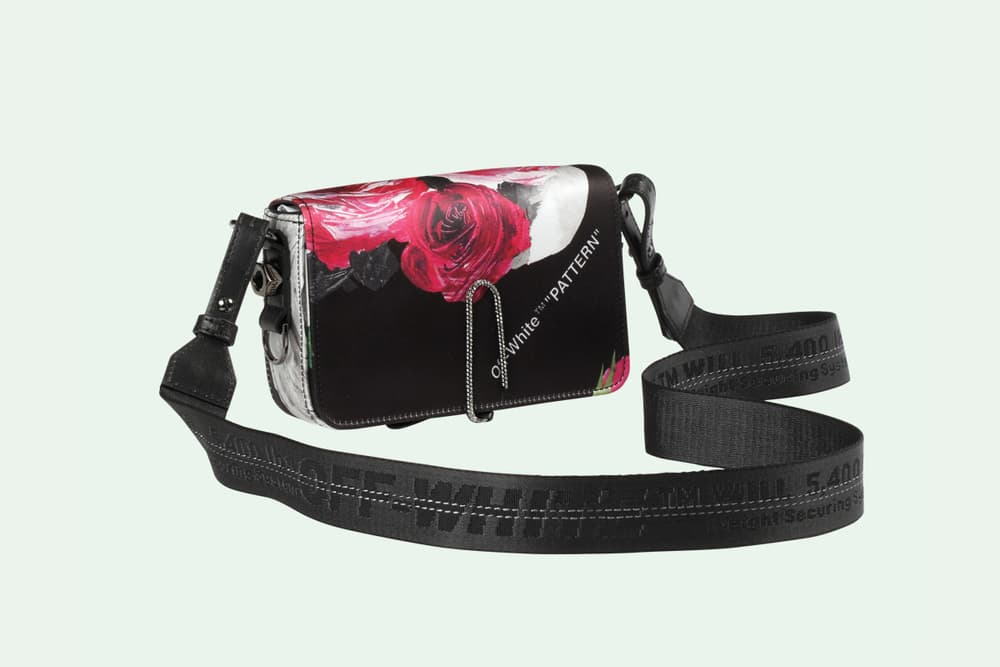Off-Whit Floral Binder Clip Bag Mini Virgil Abloh Spring Summer 2018
