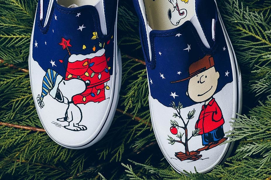 'Peanuts' x Vans Christmas Slip-On | HYPEBAE