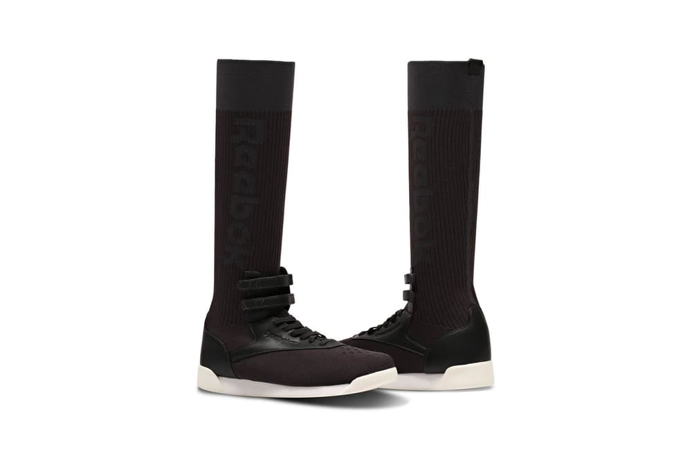 Reebok Freestyle Hi UltraKnit Chalk Black