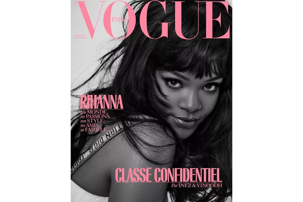 Rihanna Vogue Pairs Christmas Issue Covers Dior Juergen Teller