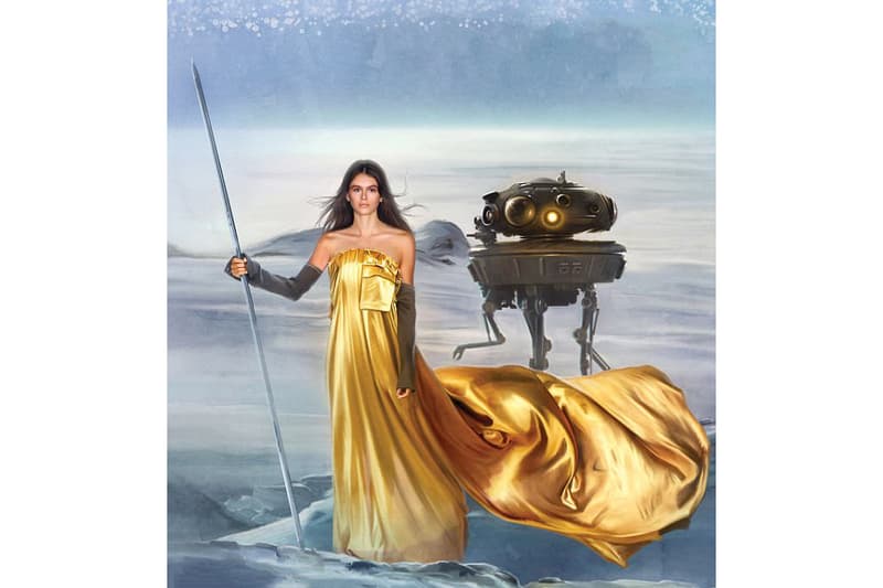 Star Wars Kendall Jenner Gigi Hadid Bella Hadid Kaia Gerber Taylor Hill Illustrations Fashion