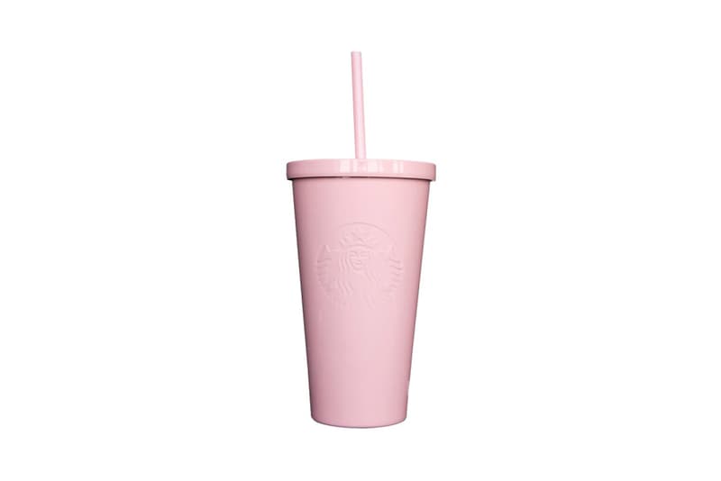 Starbucks Tumbler Cup Pink Rose Gold Glitter Sequin