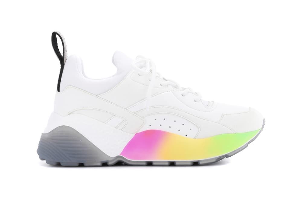Stella McCartney eclypse chunky sneaker vegan rainbow sole