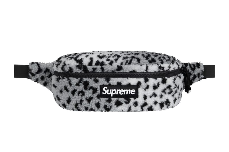 red and white supreme fanny pack
