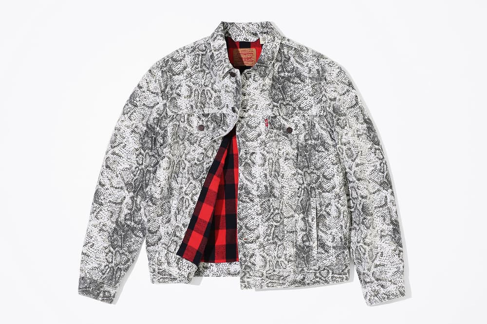 Supreme Levi's Fall/Winter 2017 Snakeskin Collection