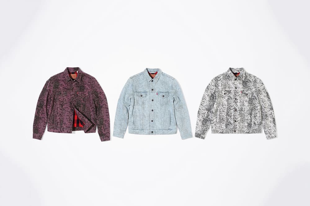 Supreme Levi's Fall/Winter 2017 Snakeskin Collection