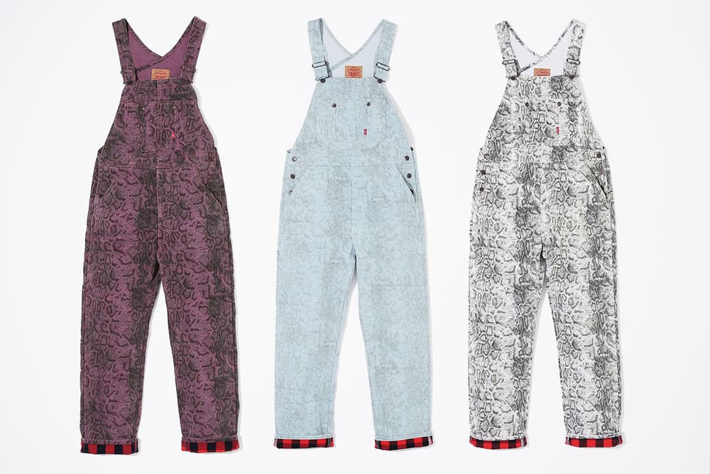Supreme Levi's Fall/Winter 2017 Snakeskin Collection
