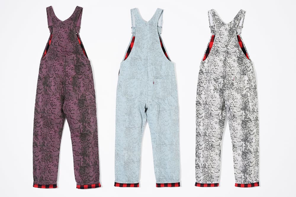Supreme Levi's Fall/Winter 2017 Snakeskin Collection