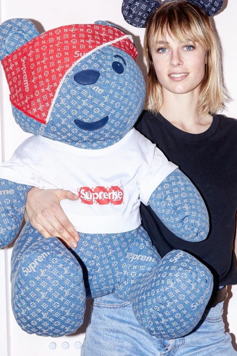 Supreme x Louis Vuitton Exclusive Teddy Bear | HYPEBAE