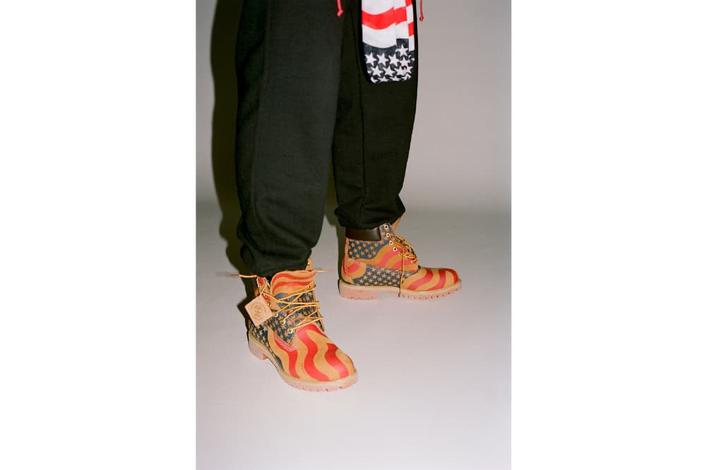 Supreme timberland 6 inch boot collab stars and stripes ari marcopoulos