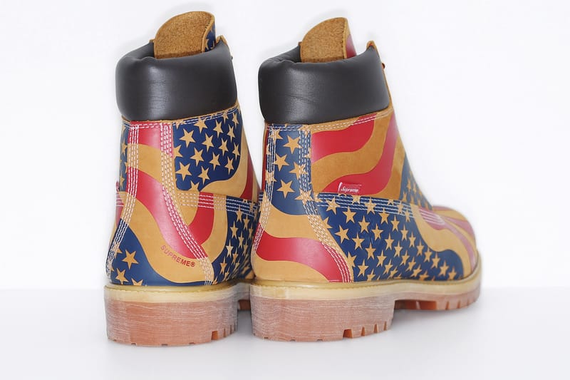 supreme timberland stars and stripes