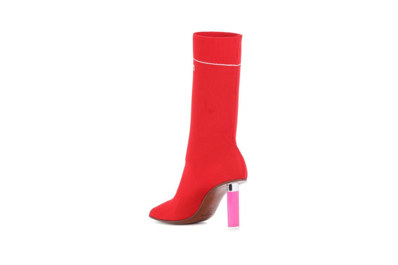 pink vetements boots