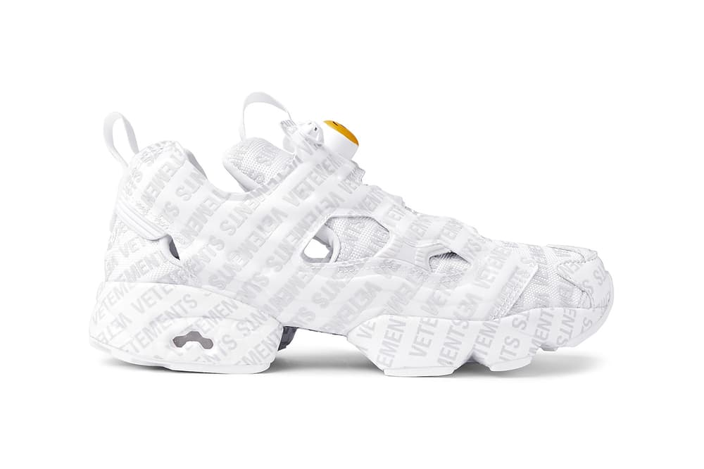 Vetements Reebok Instapump Fury Spring/Summer 2018 Collaboration