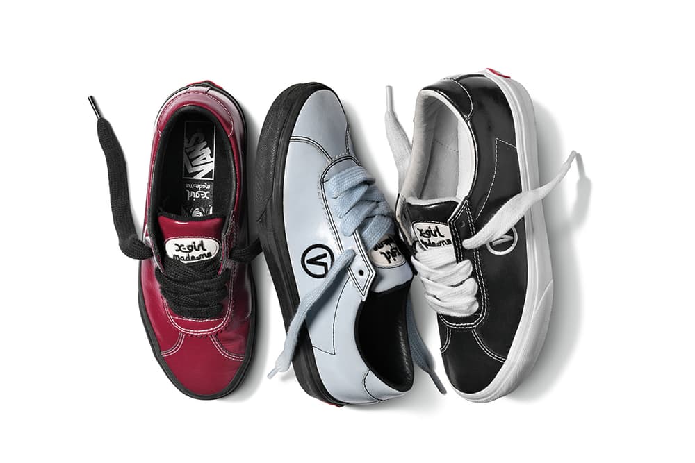 X-Girl MadeMe Vans Shoes Collaboration Collection Erin Magee Vans Wally Silhouette Old School 90s