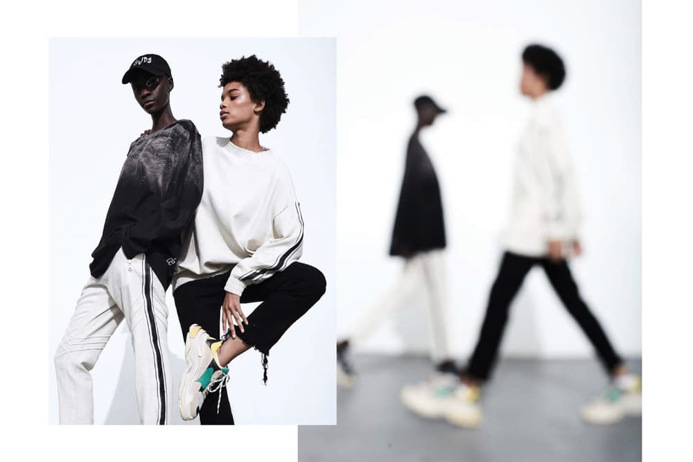 Balenciaga VizuvlGvds Fashion Editorial Monochrome Form Movement Choreography Zack Zannini Steve Wdowik