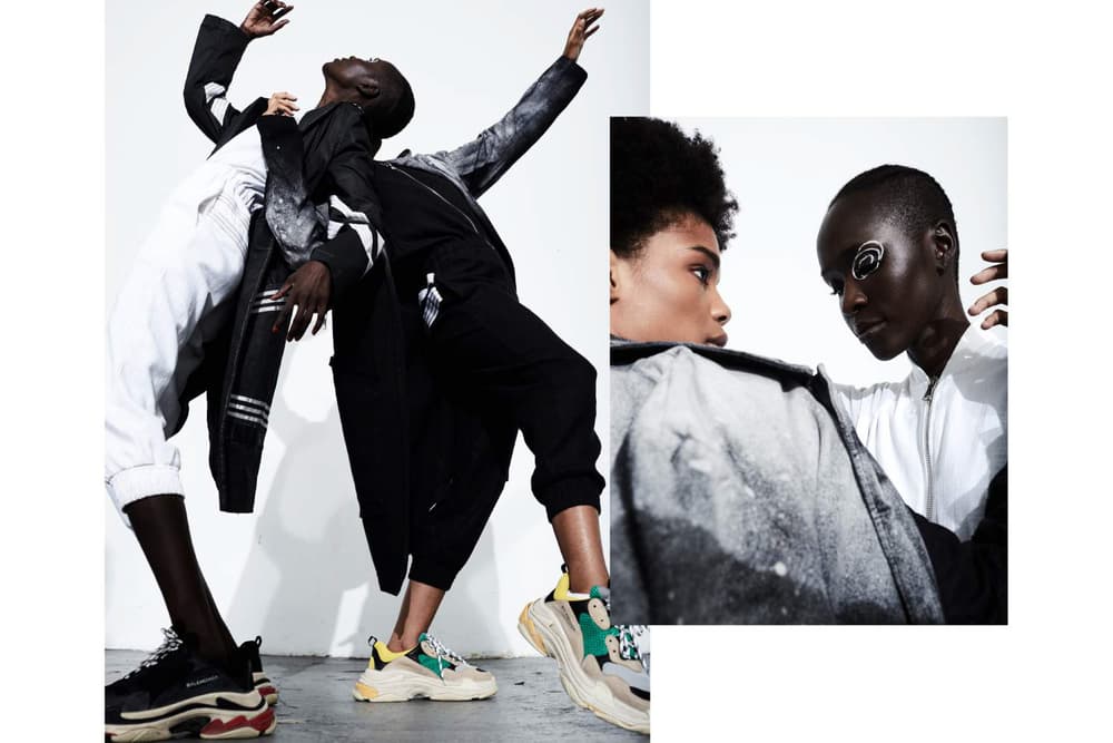 Balenciaga VizuvlGvds Fashion Editorial Monochrome Form Movement Choreography Zack Zannini Steve Wdowik