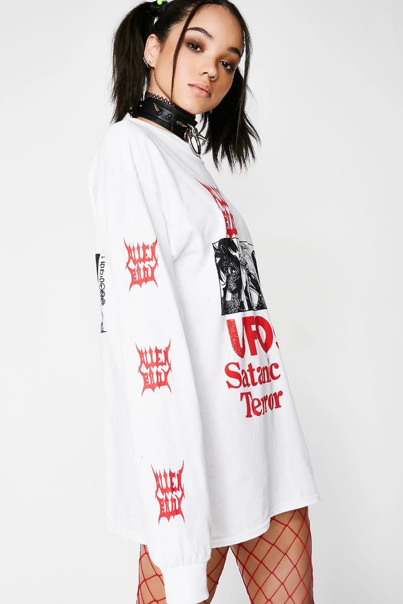 ALIEN BODY Fall/Winter 2017 Lookbook Collection Streetwear Hoodies Printed Gothic Prints Bold Graphics