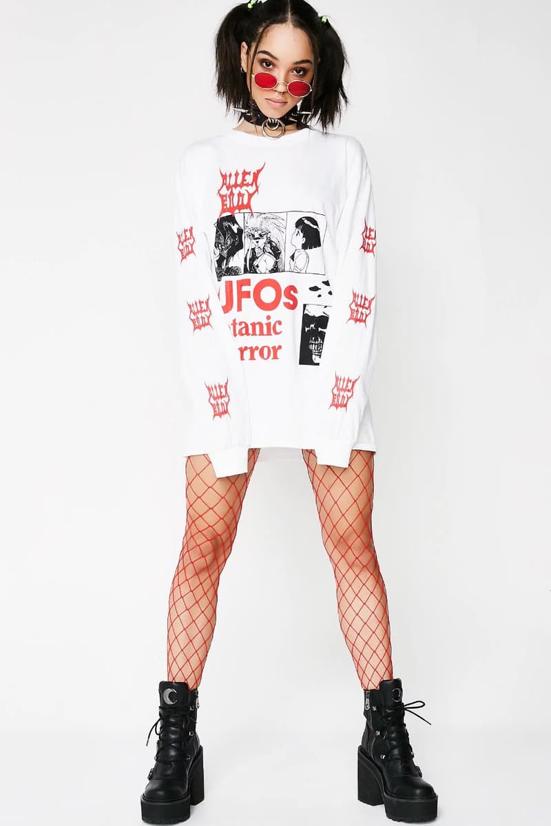ALIEN BODY Fall/Winter 2017 Lookbook Collection Streetwear Hoodies Printed Gothic Prints Bold Graphics
