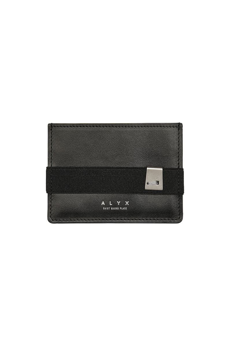 alyx launch small leather goods wallets